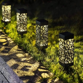 Luminária Solar para Jardim - Iluminação Exterior Eficiente e Elegante