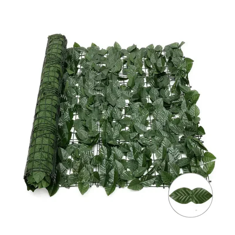 Placa de Folhagem Artificial Decorativa para Ambientes Internos