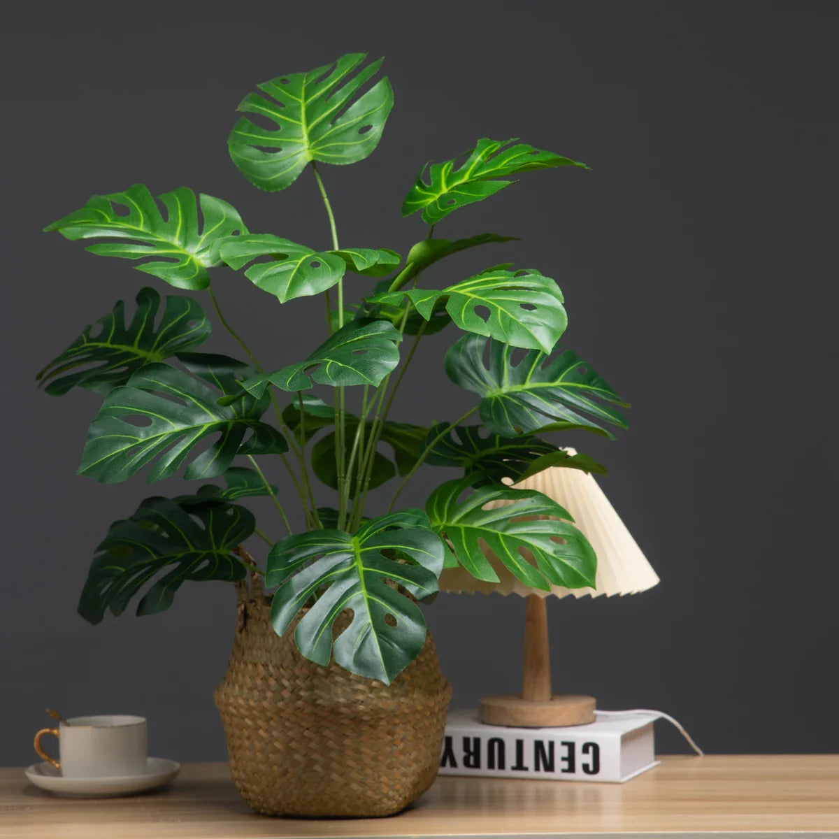 Monstera Planta Artificial 65cm para Decoração