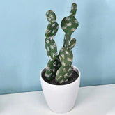 Mini Cacto Artificial em Vaso – Decoração Sustentável e Charmosa