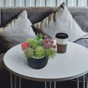 Suculenta Artificial Conjunto de 9 Suculentas Artificiais Realistas