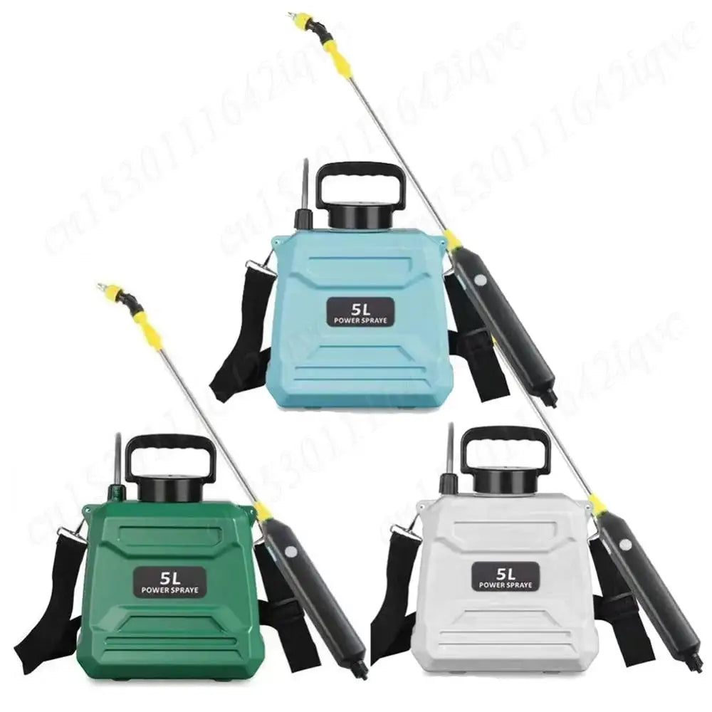 Pulverizador Elétrico 5L Borrifador de água Bateria Recarregável com Lança Extensora