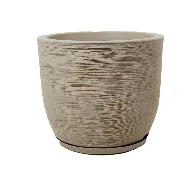 Vaso de Planta Redondo Bojo Escovado Número 2