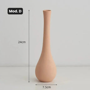 Vaso de Cerâmica para Arranjos Florais - Design Moderno e Elegante