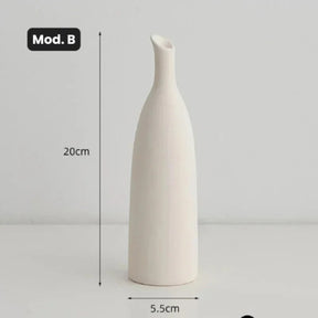 Vaso de Cerâmica para Arranjos Florais - Design Moderno e Elegante