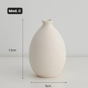 Vaso de Cerâmica para Arranjos Florais - Design Moderno e Elegante